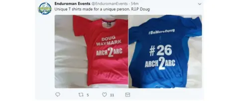 Twitter Enduroman tweet