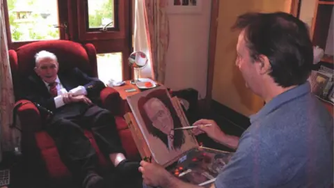 Jack Russell Mr Russell painting Mr Johnson