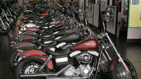 Getty Images Harley-Davidson motorcycles are offered for sale at Chicago Harley-Davidson