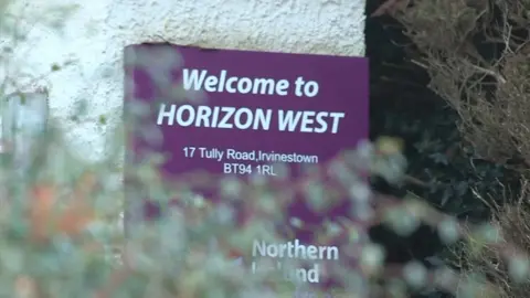BBC The Horizon West children's hospice entrance sign