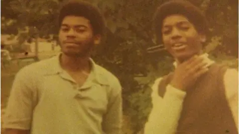 Midwest Innocence Project A teenage Kevin Strickland (right) with his father