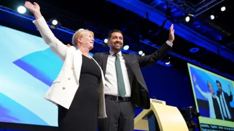 Getty Images Humza Yousaf and Shona Robison