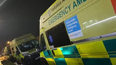 GMB Parked up ambulances