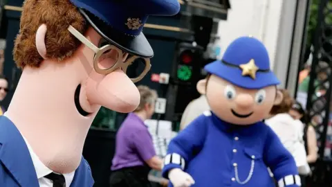 Getty Images Children's cartoon characters Postman Pat and Mr Plod