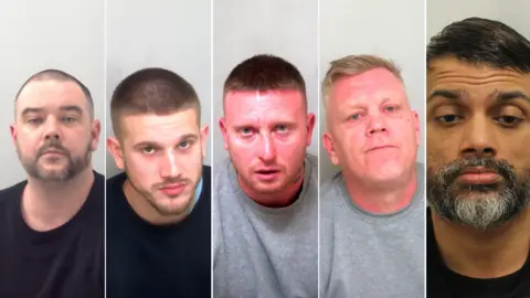 Essex Police Members of an organised crime group in Essex