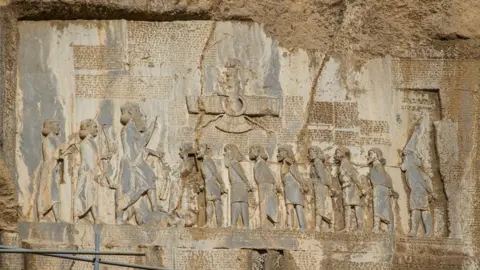 Alamy Achaemenid inscription at Behistun, Iran