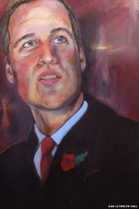 Dan Llywelyn Hall Portrait of Prince William