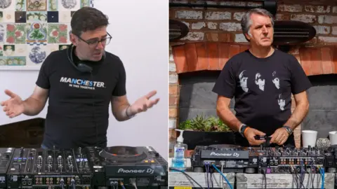 GMCS/LCR Andy Burnham and Steve Rotheram at the decks