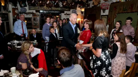 US Embassy in Ireland Mr Biden met many members of the Kearney clan at a Louth restaurant in 2016