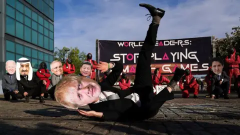 PA Media Squid Game protest