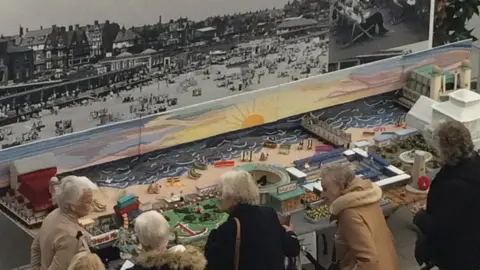 BBC The knitted Great Yarmouth Golden Mile