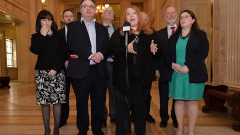 PAcemaker Alliance MLAs at Stormont in January 2017