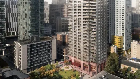 Ballymore CGI of proposed development