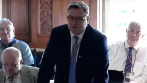 Paul Burnell Councillor Gerard Walsh