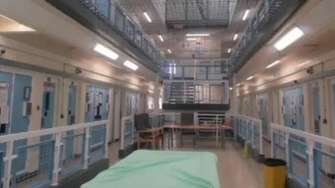 HMP Risley communal areas including landings and stairwells