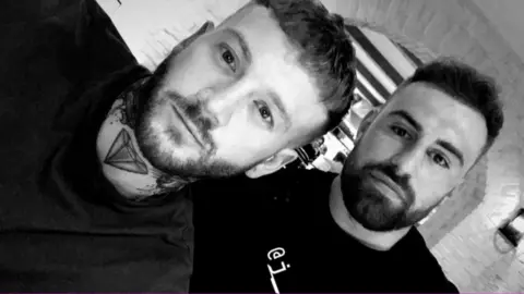 Jansin Turgut Niall Costello (left) and Jansin Turgut