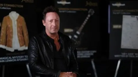 REUTERS/Mario Anzuoni Julian Lennon with the Lennon Connection: The NFT Collection