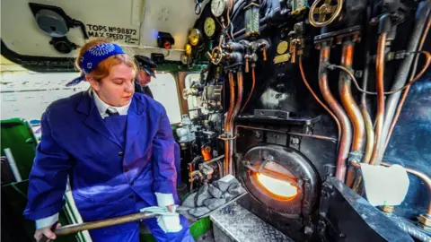 PA Media Steam crew and driver