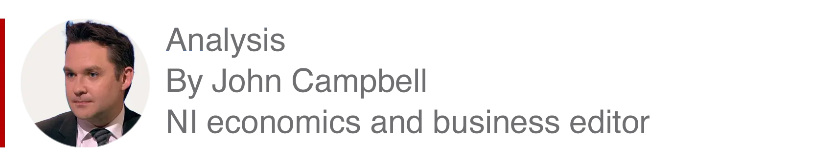 Analysis box by John Campbell, NI economic and business editor