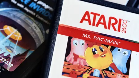 Getty Atari Ms Pac-Man game
