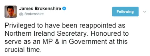 Twitter Tweet from James Brokenshire