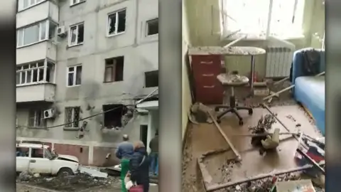 Yuliia Yuliia's apartment in Mariupol was destroyed