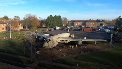 Victor "gate guardian" at RAF Marham, Norfolk