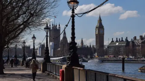 Getty Images General view of the Palace of Westminster