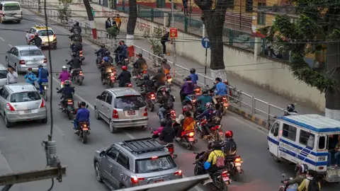 Getty Images traffic in Kathmandu