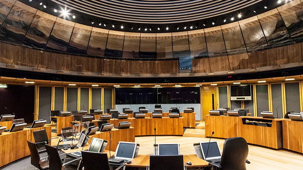 Getty Images Senedd chamber (interior, empty)