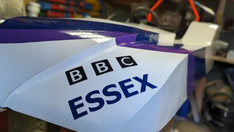 Rob Jelly/BBC The BBC Essex soapbox kart