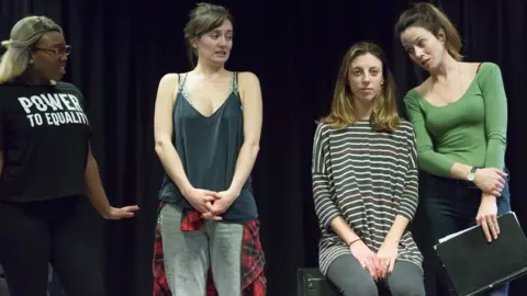 Kimi Gill The play in rehearsal