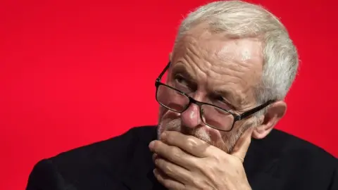 EPA Jeremy Corbyn at Labour Party Conference on 23 September 2018