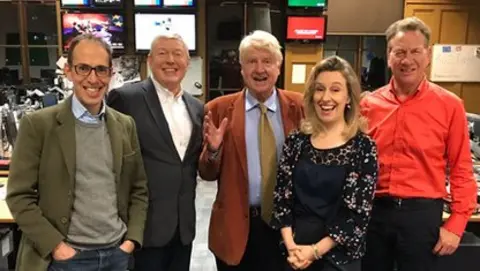 James Delingpole, Alan Johnson, Stanley Johnson, Miranda Green and Michael Portillo