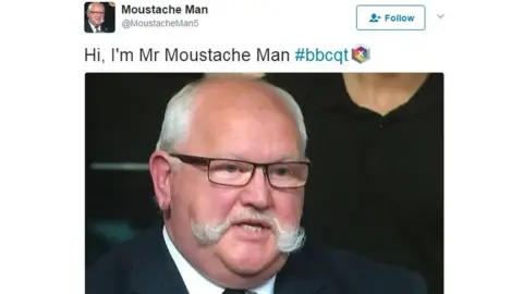 Twitter Parody Mr Moustache Account