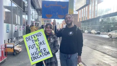 Eva Perrott and Tomas Monteiro