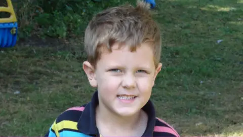 Family handout Leo as a child