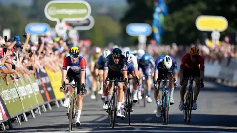 PA Media Finishing line in Beverley