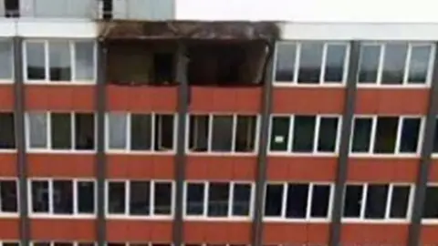 Forces TV Damaged barracks