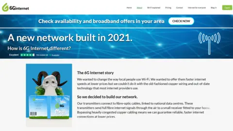 ASA/6G Internet Lancashire-based broadband provider 6G Internet advert