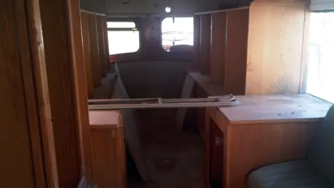 Omega Auctions Interior of Wings Over Europe bus