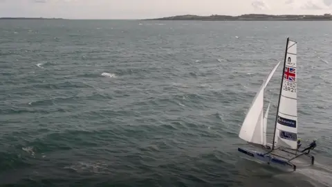 Artemis Technologies A catamaran on the Irish Sea