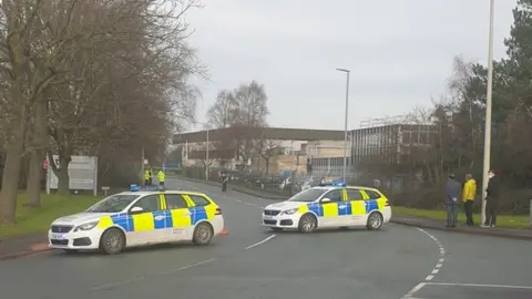 @PaulSalisbury15 Police vehicles at the plant