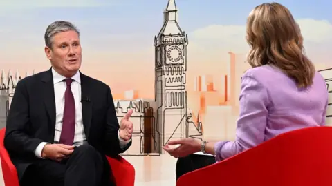 Jeff Overs/BBC Sir Keir Starmer