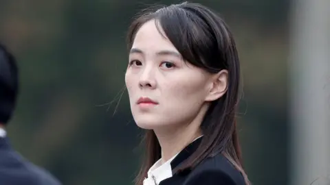 North Korean leader Kim Jong-un's sister Kim Yo-jong. File photo