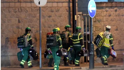 Getty Images Manchester after the attack