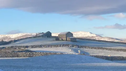 BBC Weather Watchers/Annie Snow in Hawes, North Yorkshire