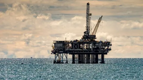 Getty Images Oil rig in California