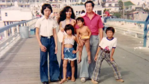 Ted Ngoy Ted, Christy and family