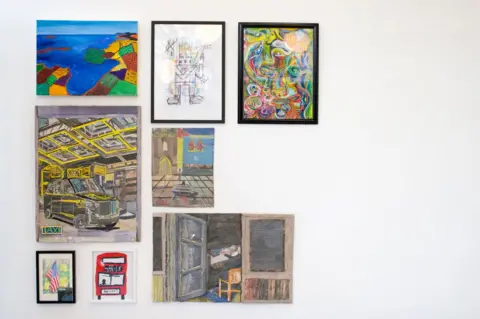 BBC Artwork hung on a wall